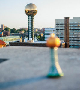 The Knoxville Sunpshere and Sunsphere ornament