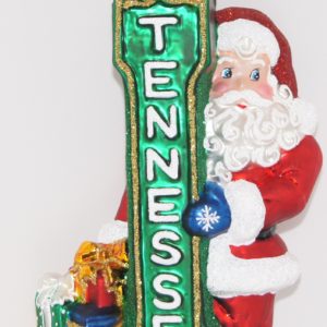 santa with tennessee theater ornament